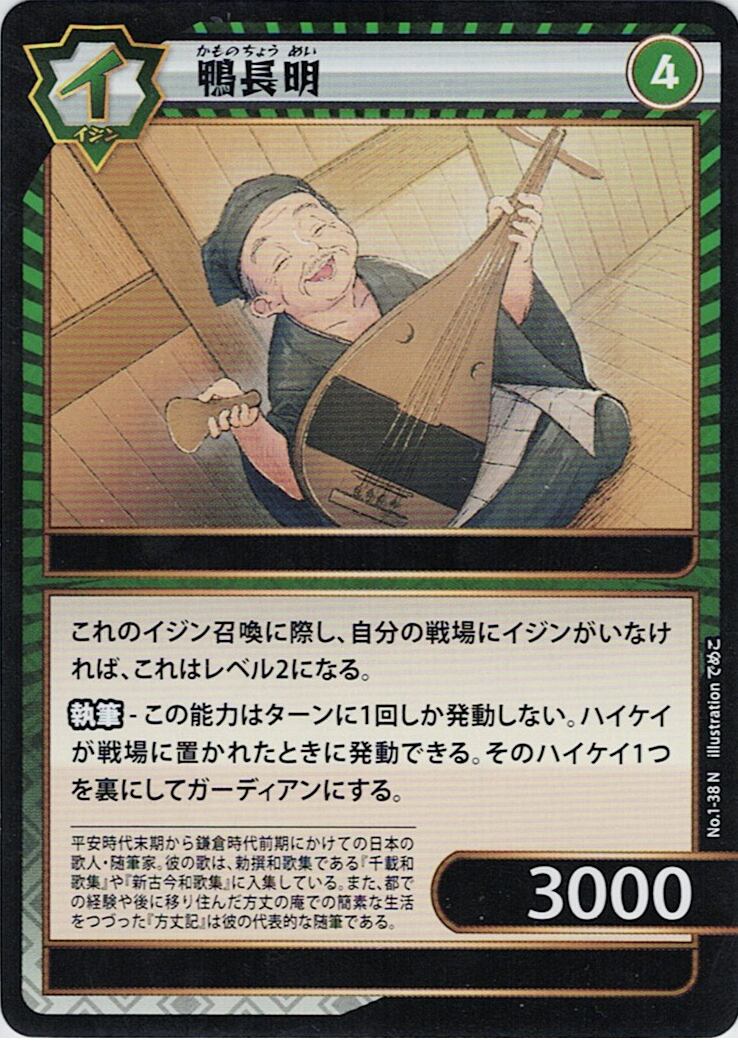 No.1-38 鴨長明 N