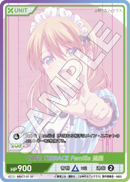 MNCT-01-35 SEC (シリアルNo.11) CAFE TERRACE Famillia 流星